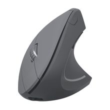 Mouse sem Fio Power Fit PM300 Vertical Ergonômico Recarregável 1600 DPI Cinza Vinik