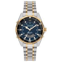 Relógio Masculino Skydiver Aço Inox Bicolor Prata Technos