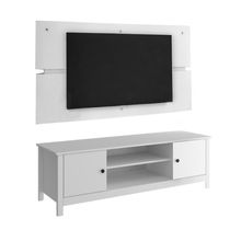 Rack com Painel para TV Até 60" R-902 R-606 MDP Branco Ditália Móveis