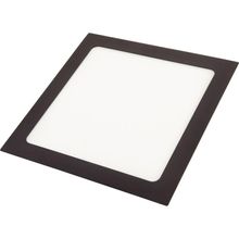 Plafon Fita LED Quadrado Embutir 18W 4000K Luz Neutra Preto Bivolt Tramontina