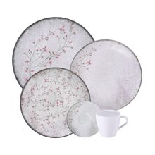 Jogo De Jantar Floralis Porcelana Decorada 20 Peças Tramontina