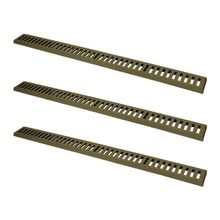 Kit 3 Ralo Grelha Linear 3288X3GDA Drenagem Pesada Alumínio Fendi GDA Industria e Distribuidora