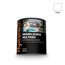 Resina Multiuso Resina Acqua Multiuso Incolor Fosca 900ML Acabamento Fosco Transparente Hydronorth