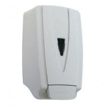 Saboneteira Unik com Reservatório 900ML em Plástico ABS Branco com Visor Transparente Higipack
