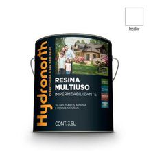 Resina Solvente Multiuso Incolor 3 e 6 Litros Acabamento Alto Brilho Transparente Hydronorth