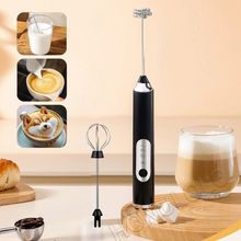 Espumador de Leite Mini Mixer de Mão OEM Lithium 18650 3 Velocidades Preto Bivolt