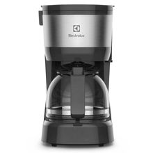 Cafeteira Elétrica Electrolux ECM10 15 Xícaras Jarra de Vidro Preto Inox 0,6L 110V
