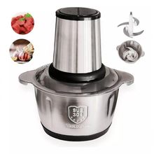 Processador de Alimentos Elétrico Fred Store Inox 2L 2 Velocidades 850W Prata 220V