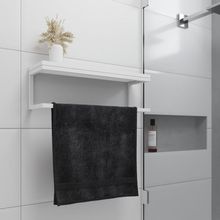 Toalheiro Para Banheiro Estilo Industrial Ita Branco Branco