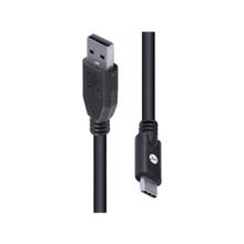 Cabo USB Tipo C para USB a Macho 2.0 com Carregamento Rápido 1.8M Preto Vinik
