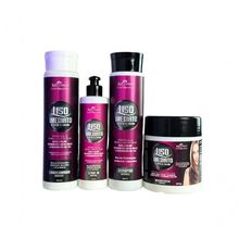 Kit de Produtos Capilares Liso Imediato Redutor de Volume e Anti Frizz com Hidratação Profunda Bell