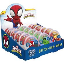 Massa de Modelar Spidey Stica e Pula Air Clay 4 Cores Doce Brinquedo