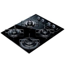 Cooktop a Gás 4 Bocas Consul CD060AE com Grades Individuais Esmaltadas, Acendimento Automático e Controle Fácil Preto - Bivolt