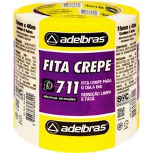 Fita Crepe 711 Crepe 18MMX40M