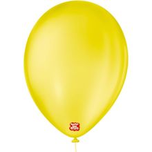 Balao para Decoracao Redondo N.09 Amarelo Citrino
