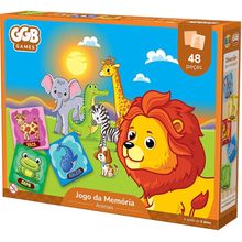 Jogo da Memoria Animais 48PCS