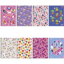 Caderno 01X1 Capa Dura D+ Feminino 96 Folhas