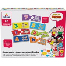 Brinquedo Pedagogico Turma da Monica NUM/QUANT 20PC