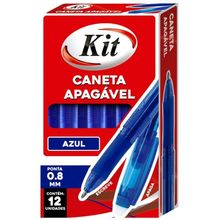 Caneta Apagavel Esferografica MULTIUS.0.8MM AZ Caixa