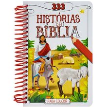 Livro Infantil Colorir 333 Historias Biblia ESP. 144P