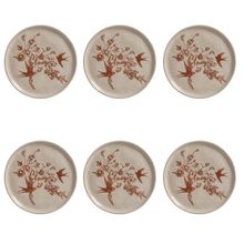 Conjunto de Pratos de Sobremesa 06 Peças Bio Andorinha Porto Brasil
