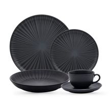 Aparelho de Jantar 30 Peças Flat Ônix Oxford