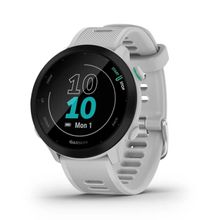 Relógio Smartwatch Garmin Forerunner 55 com Monitor Cardíaco de Pulso e GPS - Branco