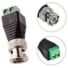 Kit 10 Conectores BNC Macho Ballun para Câmera de segurança