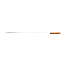 Espeto Para Churrasco Tramontina Aço Inox Cabo Madeira 85 Cm