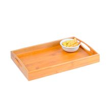 Bandeja Para Servir Em Bambu - 35 Cm Welf