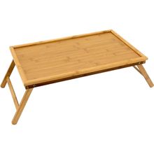 Bandeja Para Cama Bambu Natural Table 19X61X30Cm