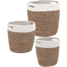 Cesta Fibra Natural 3 Peças Empul - GS