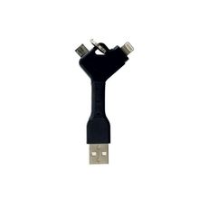 Cabo Chave Micro Usb E Lightning Newlink Cv400 Preto