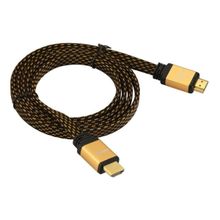 Cabo Hdmi Flat 3D Newlink Cb104 - 3 M Preto