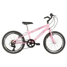 Bicicleta Verden Folks Aro 20 7 Marchas Rosa com Roxo
