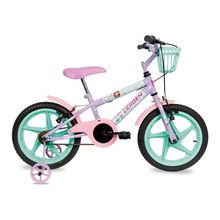 Bicicleta Verden Casa Mágica da Gabby Aro 16 Lilás