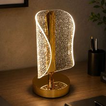 Luminária Mesa Elegante 3 Funções Abajur Recarregável 21cm