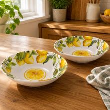 Tigela Saladeira Bowl Siciliana Melamina 700ml 18cm Kit 10pç