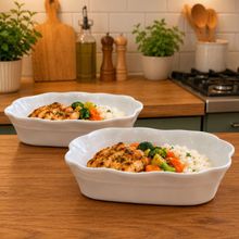 Tigela Saladeira Bowl Em Melamina Retangular 600ml Kit 10pçs