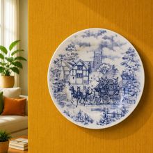 Prato Decorativo Raso Parede Suporte Casa Sala Cozinha 25cm Prato Raso Parede Cena Inglesa