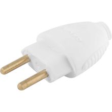 Plugue Macho 2p 20 A Branco Dn1615 Daneva Plugue Desmontável Para Conexão Elétrica