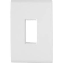Placa 1 Posto Vertical 4x2 Liz Branca Tramontina