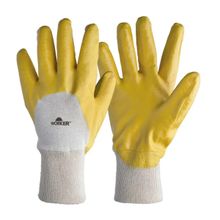 Luva Banhada Borracha Nitrílica Tamanho 8 (m) Amarelo Worker Wk20