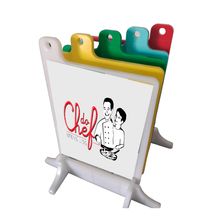 Kit  5 (cinco) tabuas lisas polietileno - 21x17 - Cozinha