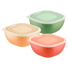 Pote Mixcolor em Polipropileno com Tampa Transparente 4L - Tramontina