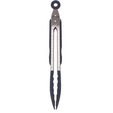Pegador ou pinça multiuso com ponta de nylon azul - Inox