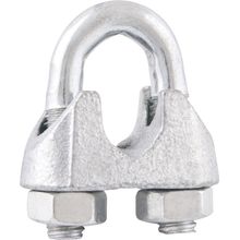 "Clips p/ cabo de aço 1"" leve galv c/ 80 peças granel Vonder"