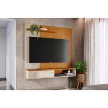 Home Theater Aurora para TV Até 65" 160CM MDP Porta de Correr Off White Madetec Móveis