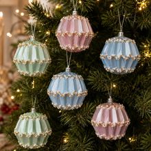 Bola Colorida Decoração Enfeite Árvore Natal 8cm Kit 24pçs