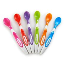 Kit de Colheres Munchkin em silicone com 6 unidades